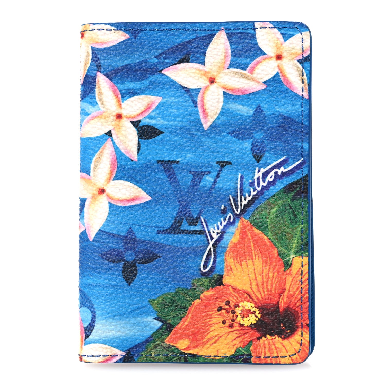 Louis Vuitton Monogram Surfin' Pocket Organizer NM Blue 1 of 7