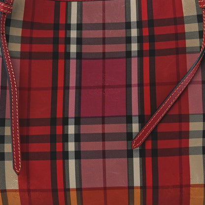 Burberry Horseferry Check Canterbury Tote Red Multicolor 9 of 12