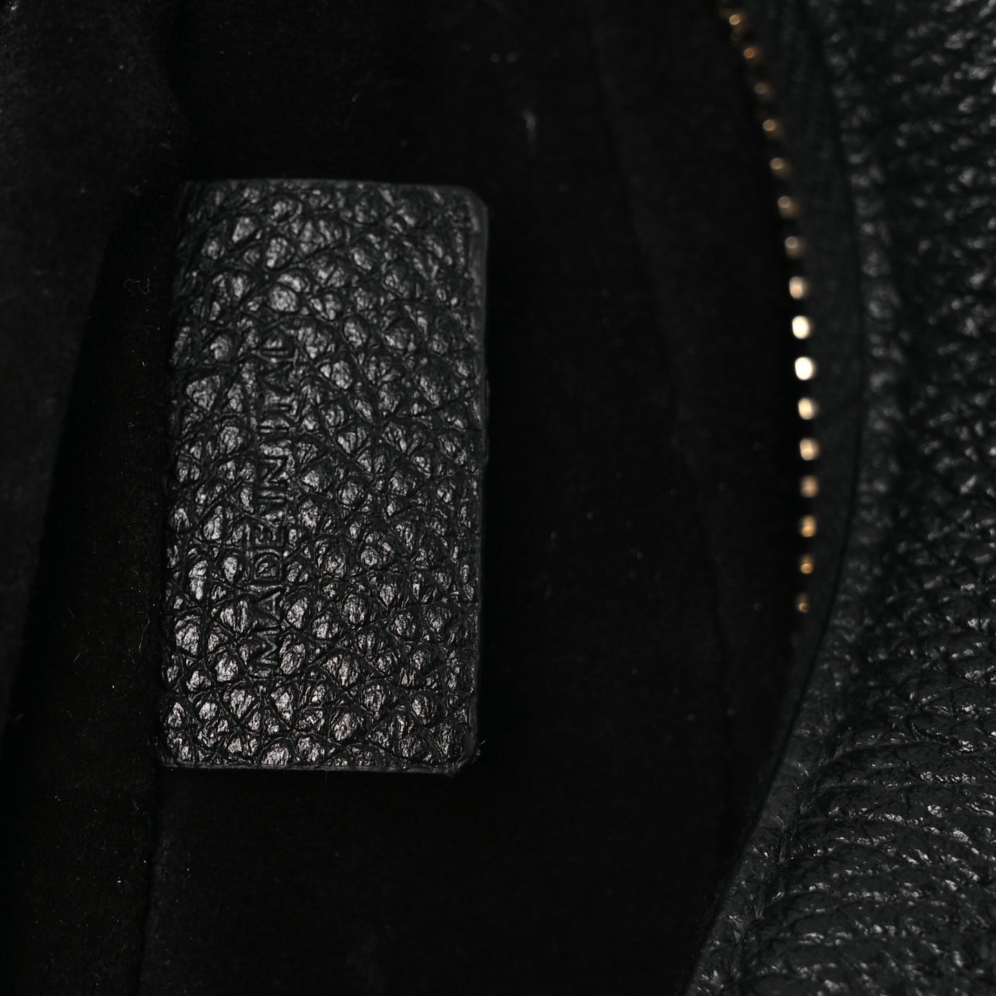 Supple Grained Calfskin Teen Lulu Shoulder Bag Black