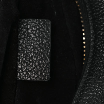 Celine Supple Grained Calfskin Teen Lulu Shoulder Bag Black 7 of 11