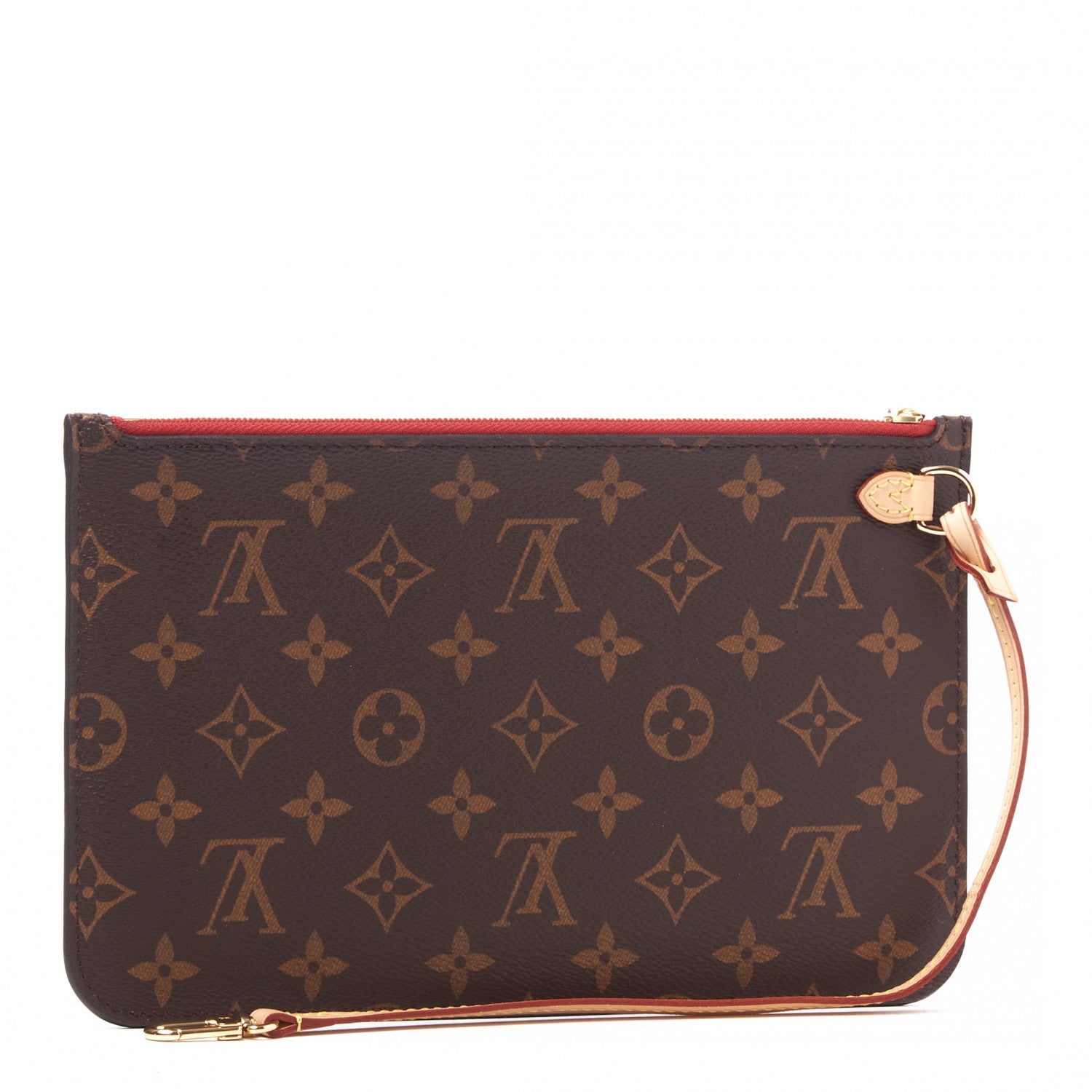 Louis Vuitton Monogram Neverfull MM GM Pochette Cherry 2 of 8