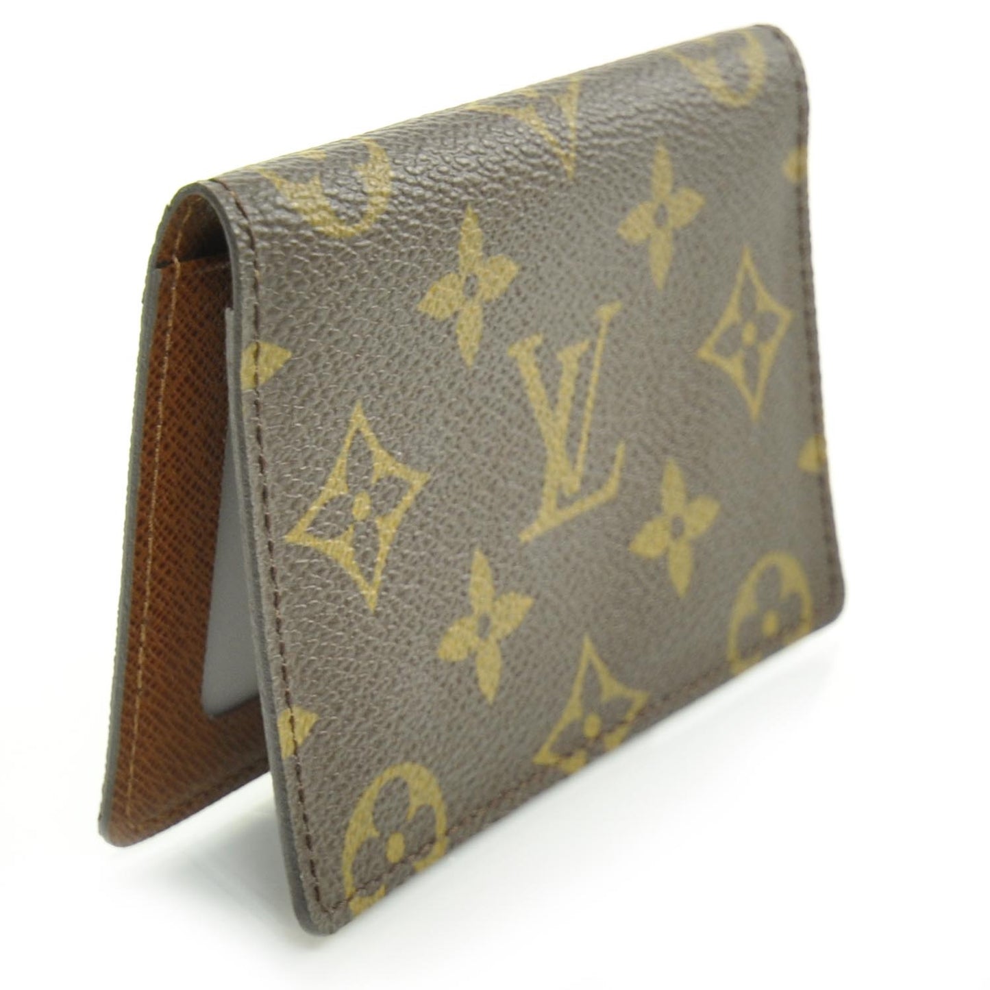 Monogram Porte 2 Cartes Vertical Card Holder