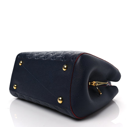 Louis Vuitton Empreinte Montaigne MM Marine Rouge 8 of 8
