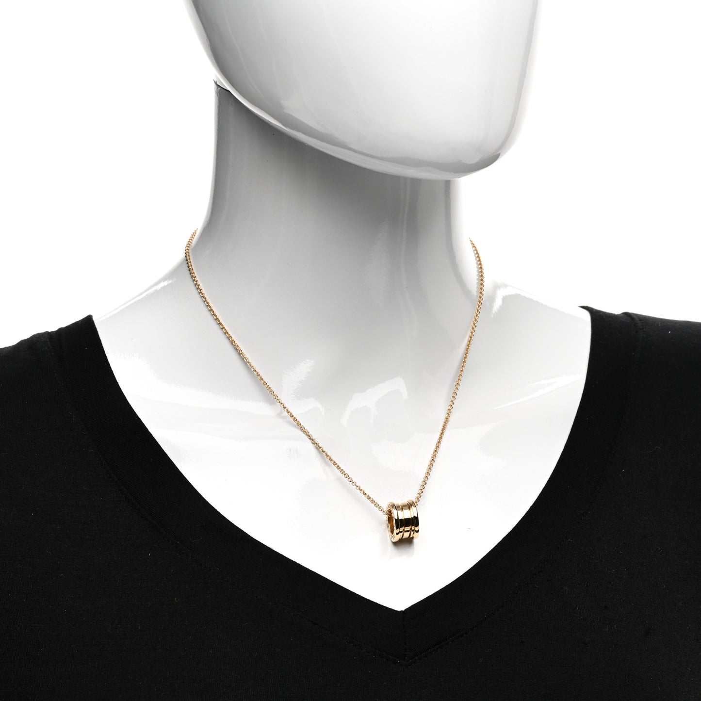 18K Yellow Gold B.Zero1 Pendant Necklace