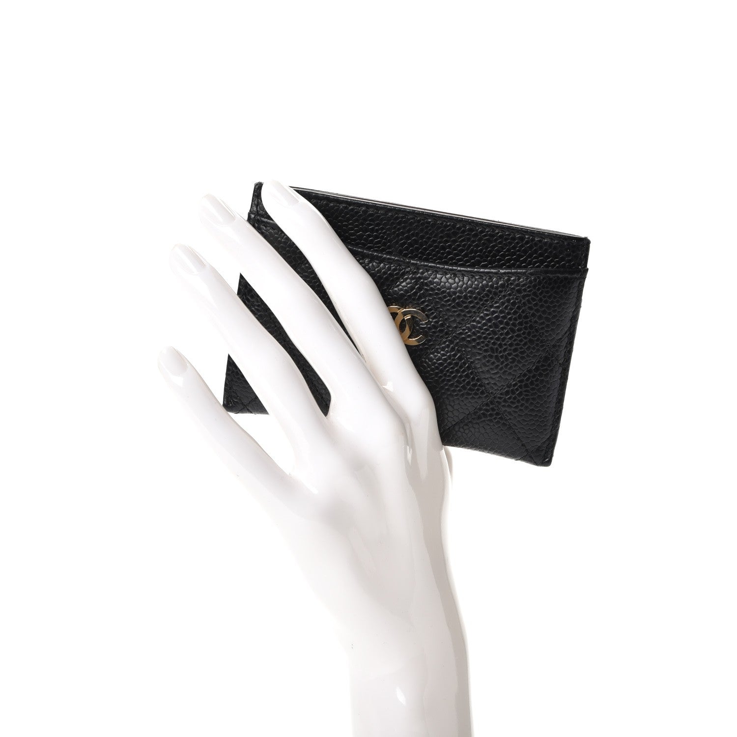Chanel Caviar Quilted Card Holder Black 2 of 9
