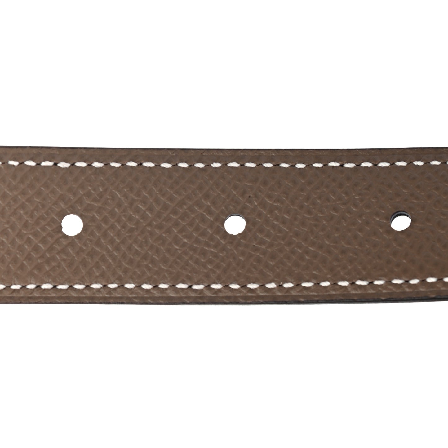 Swift Epsom 24mm Mini Constance H Belt 85 Black Etoupe
