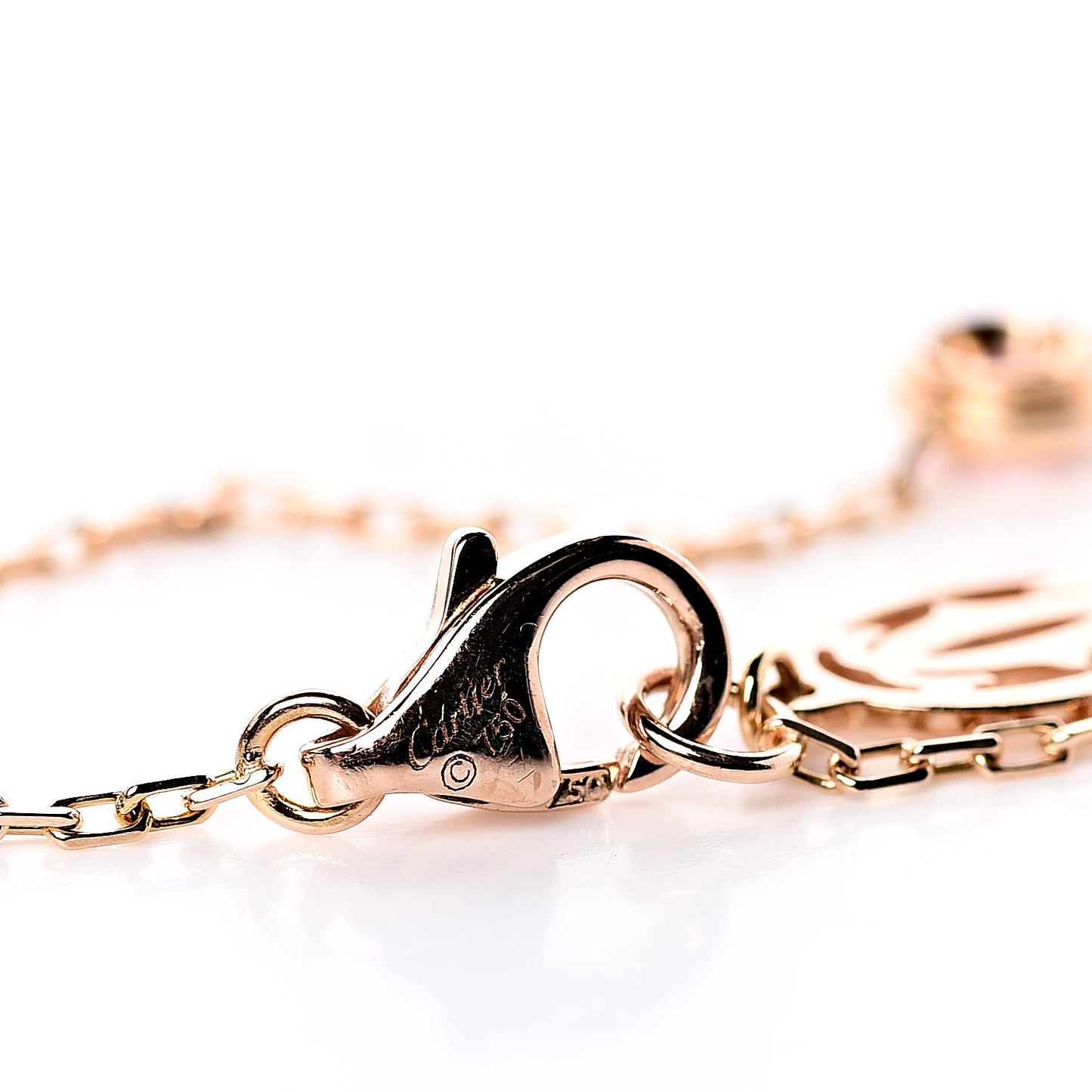 18K Pink Gold Pink Sapphire D'Amour Bracelet