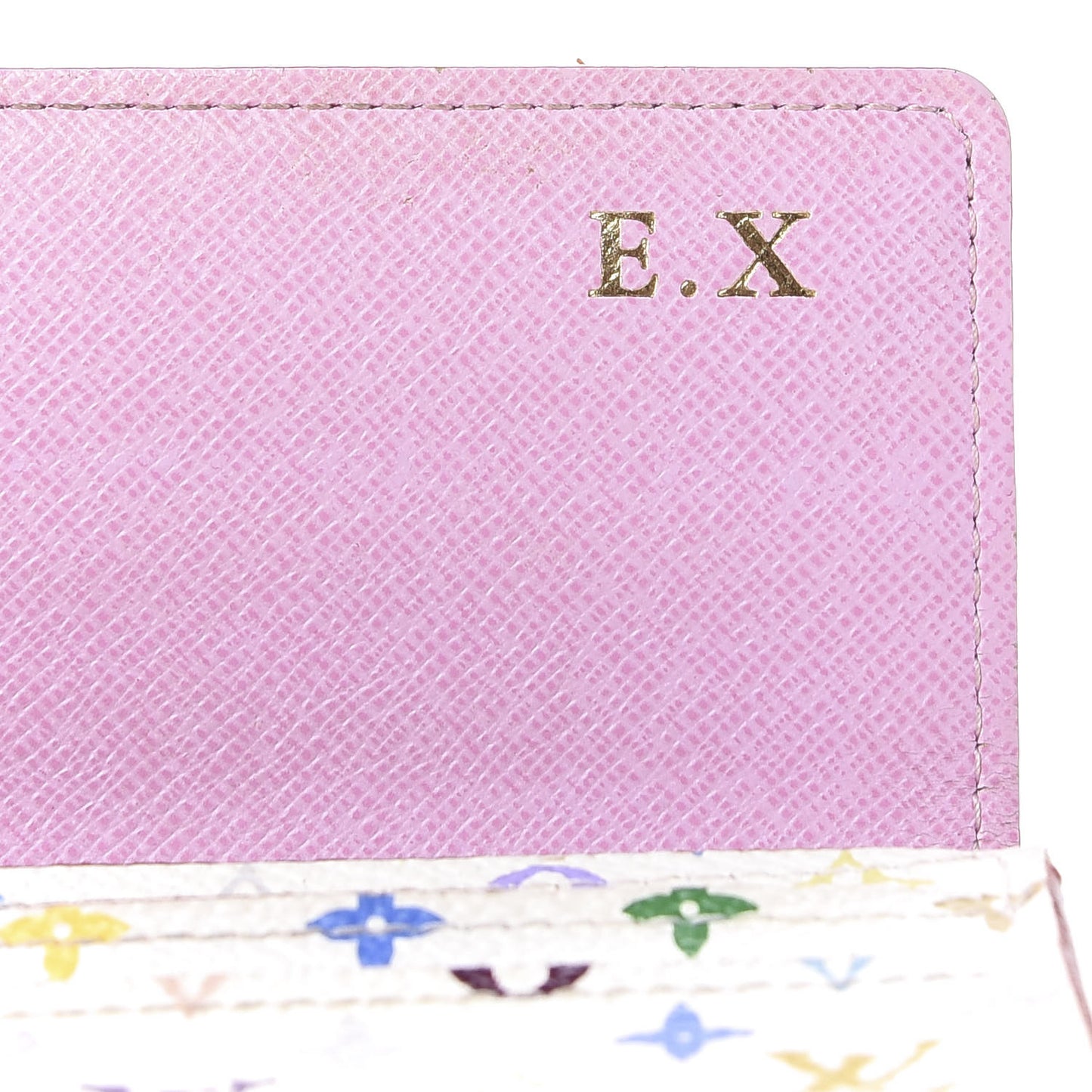 Monogram Multicolor Sarah Wallet White Litchi
