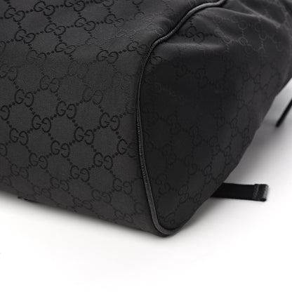 Gucci Nylon Monogram Slim Backpack Black 8 of 9