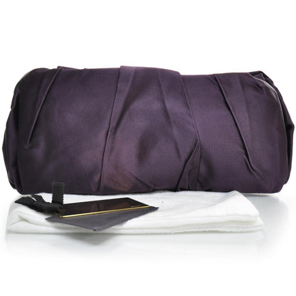 Prada Satin Frame Evening Bag Indaco 1 of 9