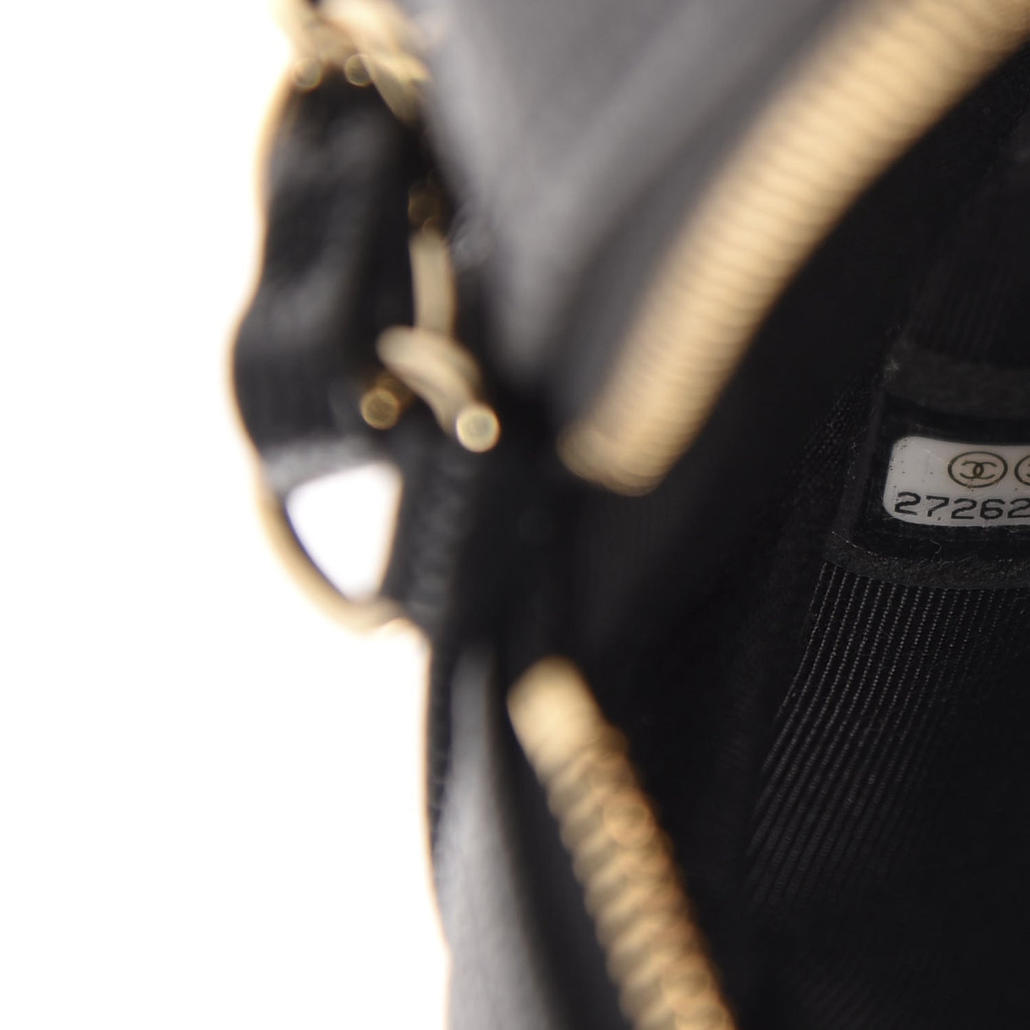 Caviar Quilted CC Day Camera Case Black