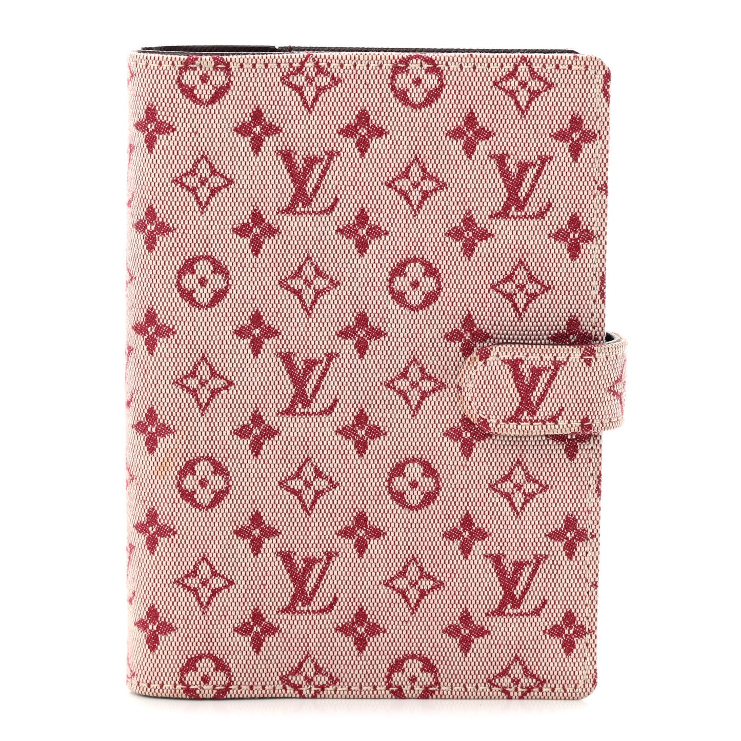 Mini Lin Small Ring Agenda Cover Cherry