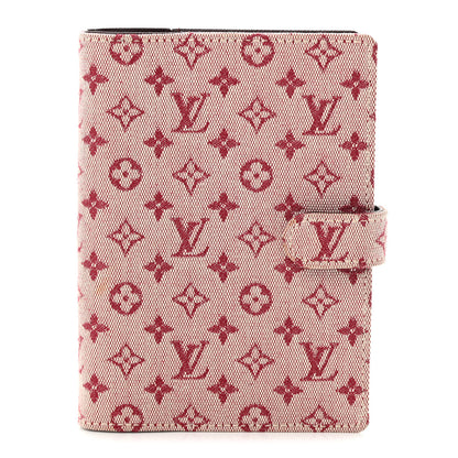 Louis Vuitton Mini Lin Small Ring Agenda Cover Cherry 1 of 9
