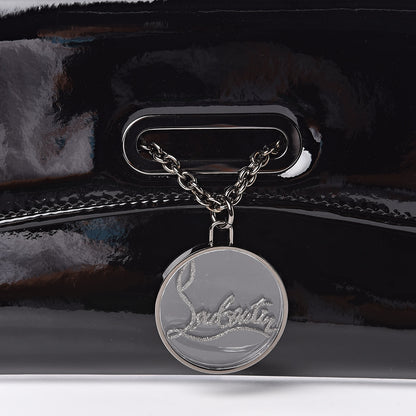 Christian Louboutin Patent Riviera Clutch Black 9 of 9