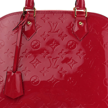 Louis Vuitton Vernis Alma MM Rose Indien 9 of 15