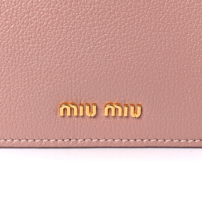 Miu Miu Goatskin Madras Mini Top Handle Bag Orchidea Gemma 15 of 18