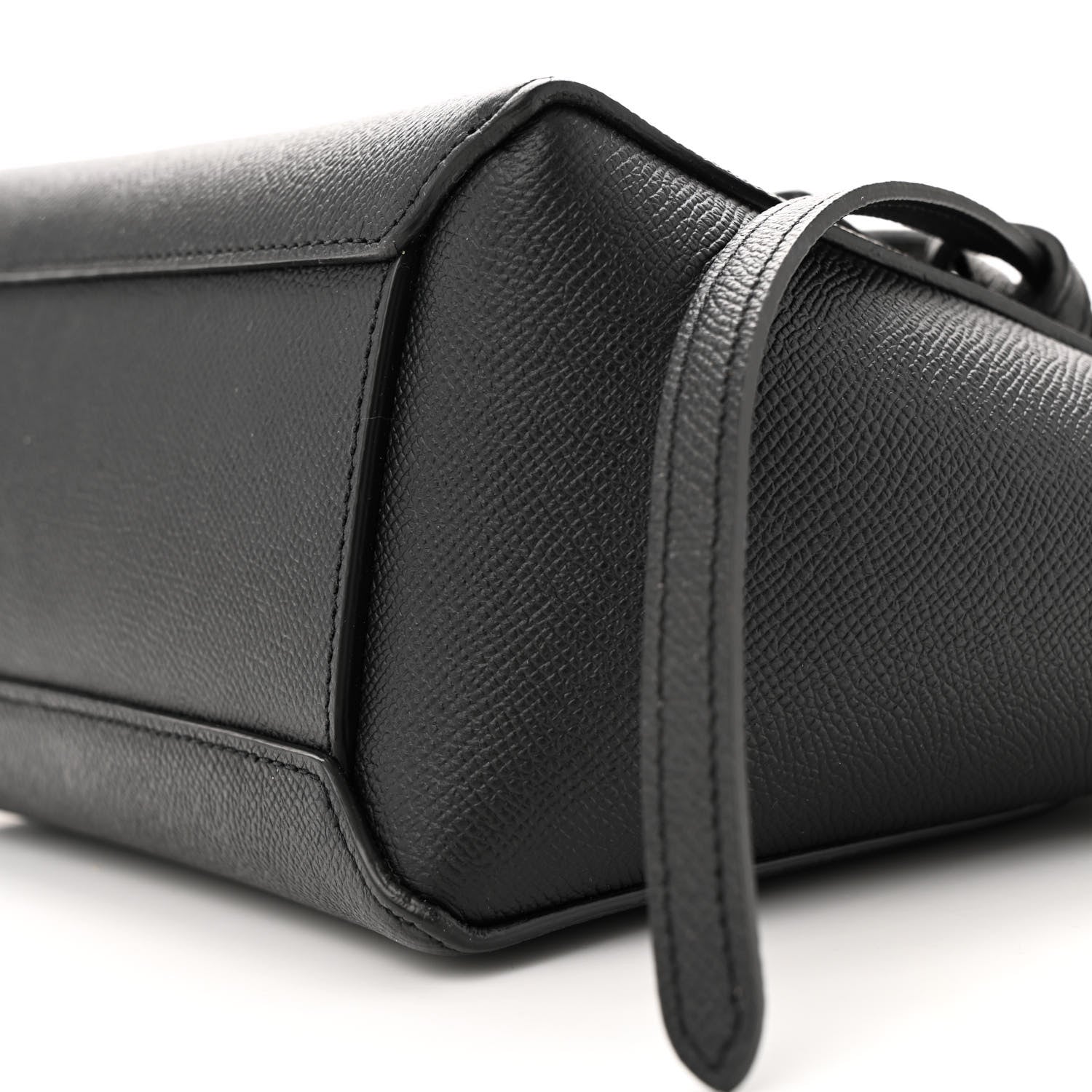 Celine Grained Calfskin Nano Belt Bag Black 10 of 12