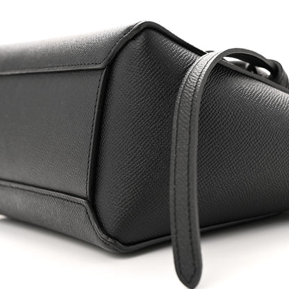 Celine Grained Calfskin Nano Belt Bag Black 10 of 12