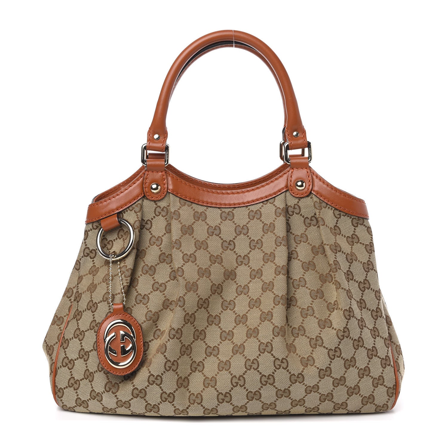 Gucci Monogram Medium Sukey Tote Orange 1 of 16