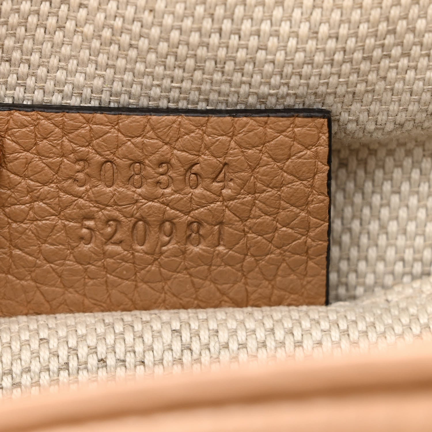 Gucci Pebbled Calfskin Small Soho Disco Bag Camelia 7 of 11