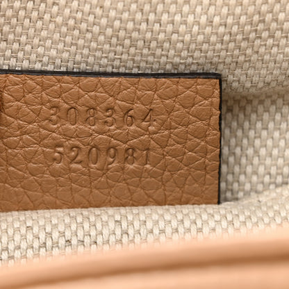 Gucci Pebbled Calfskin Small Soho Disco Bag Camelia 7 of 11