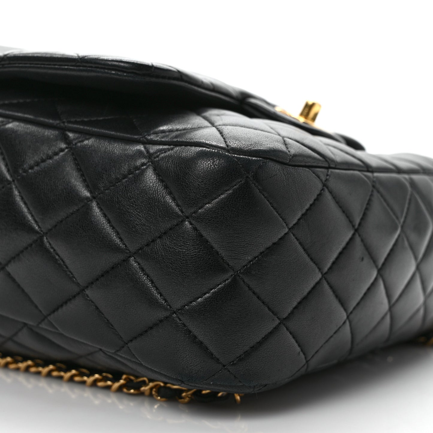 Lambskin Quilted Large In Seoul Backpack Black