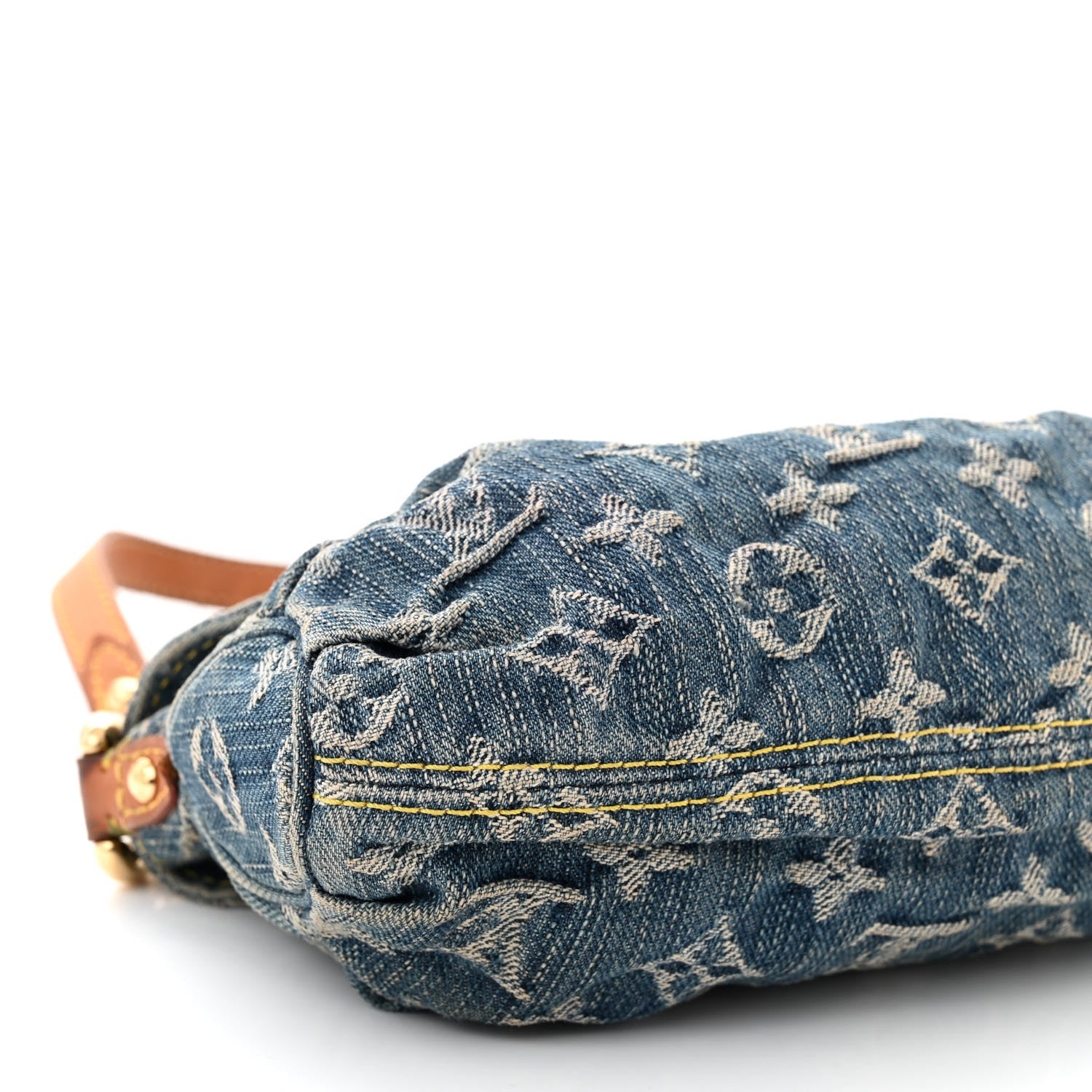 Louis Vuitton Monogram Denim Mini Pleaty Blue 8 of 10