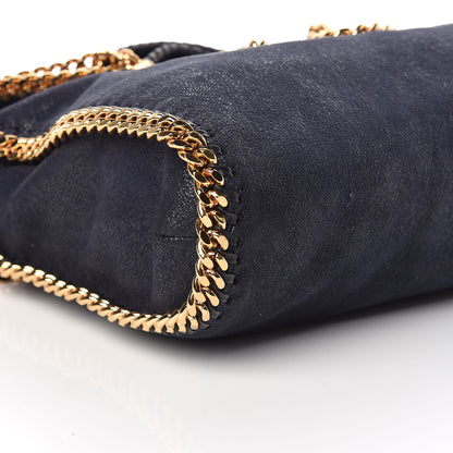 Stella McCartney Shaggy Deer Falabella Fold Over Tote Navy 8 of 9