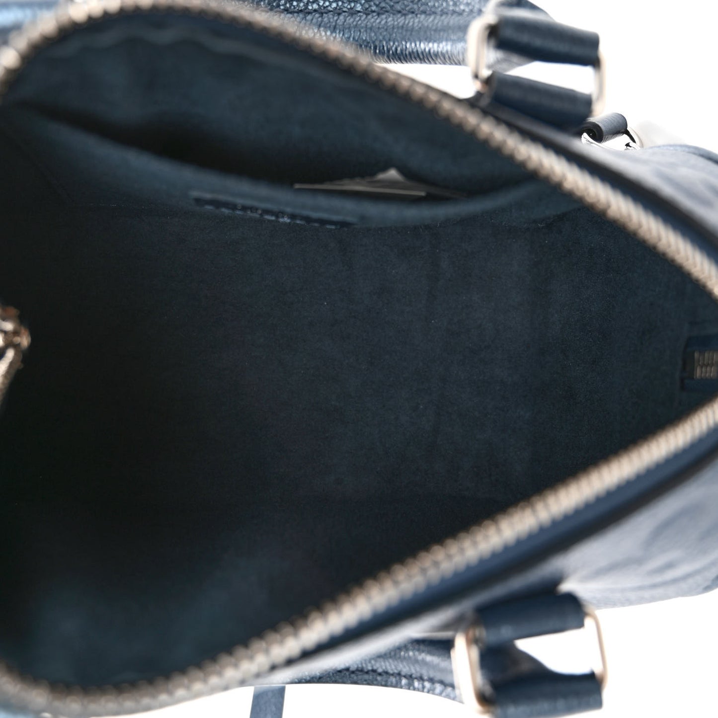 Metallic Empreinte Monogram Giant Speedy Bandouliere 20 Navy Nacre
