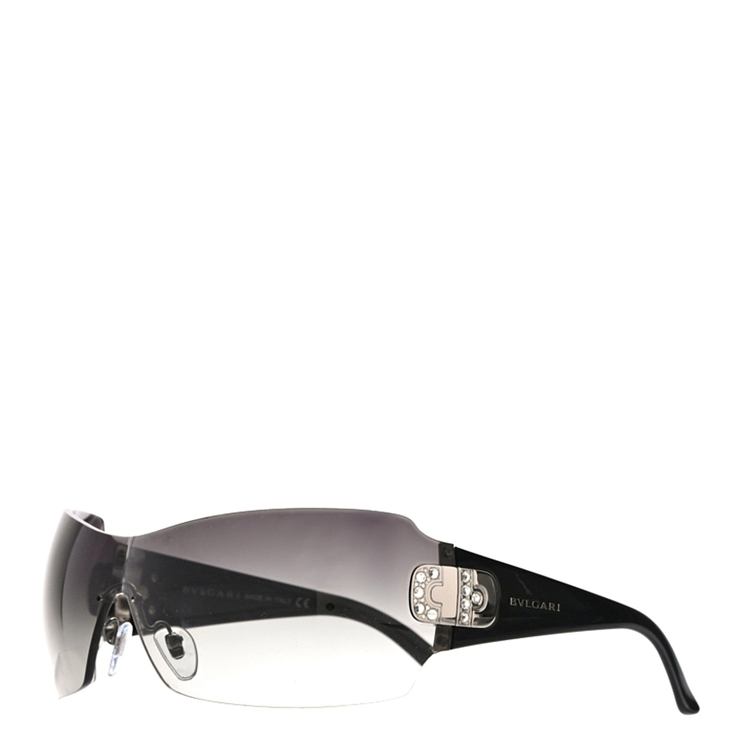 Bulgari Crystal 6006-B Sunglasses Black 1 of 6