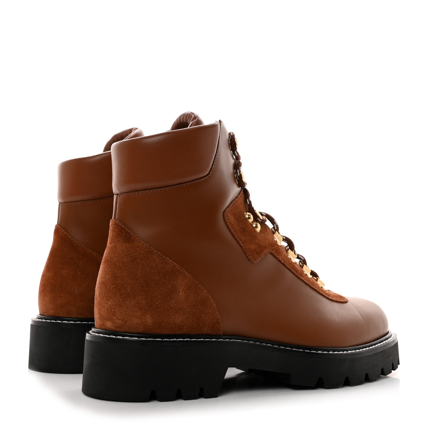 Calfskin Territory Flat Ranger Boots 40 Cognac
