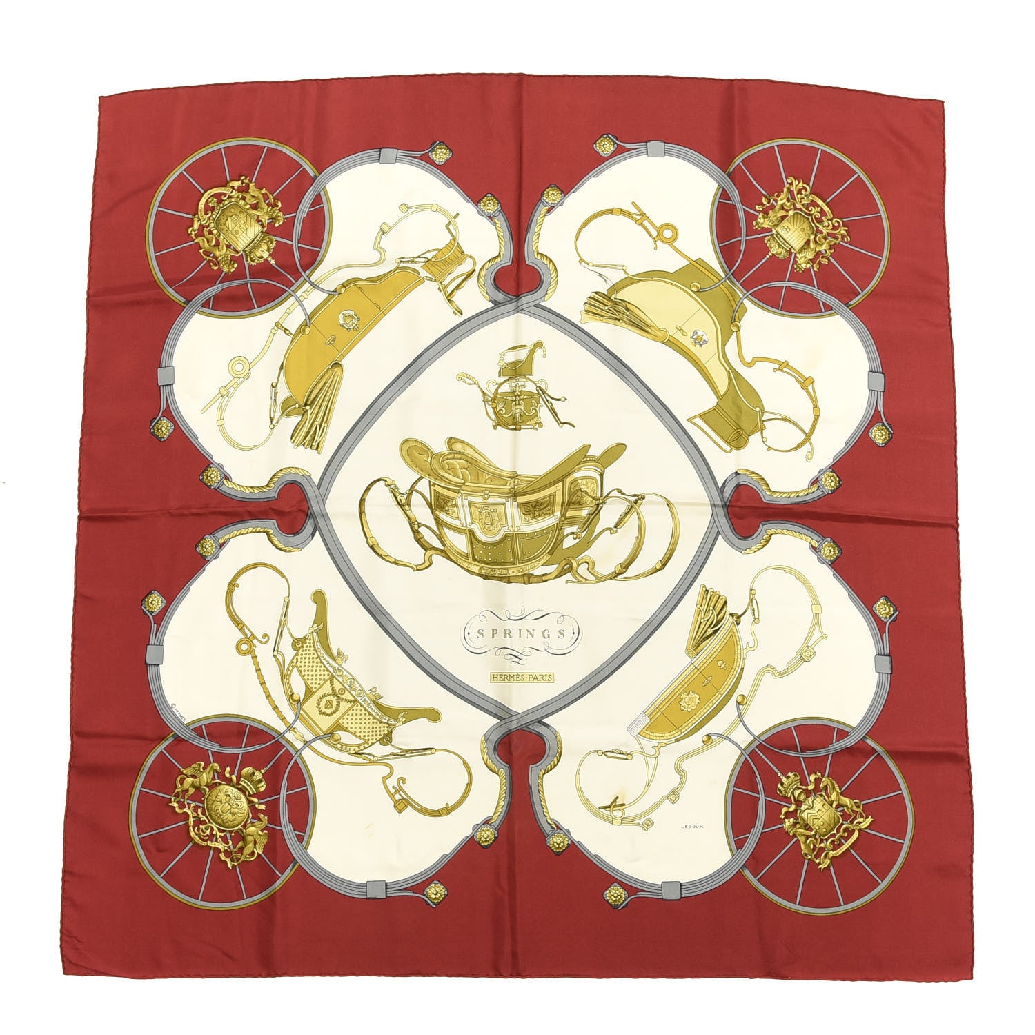 Hermes Silk Springs Scarf 90 1 of 5