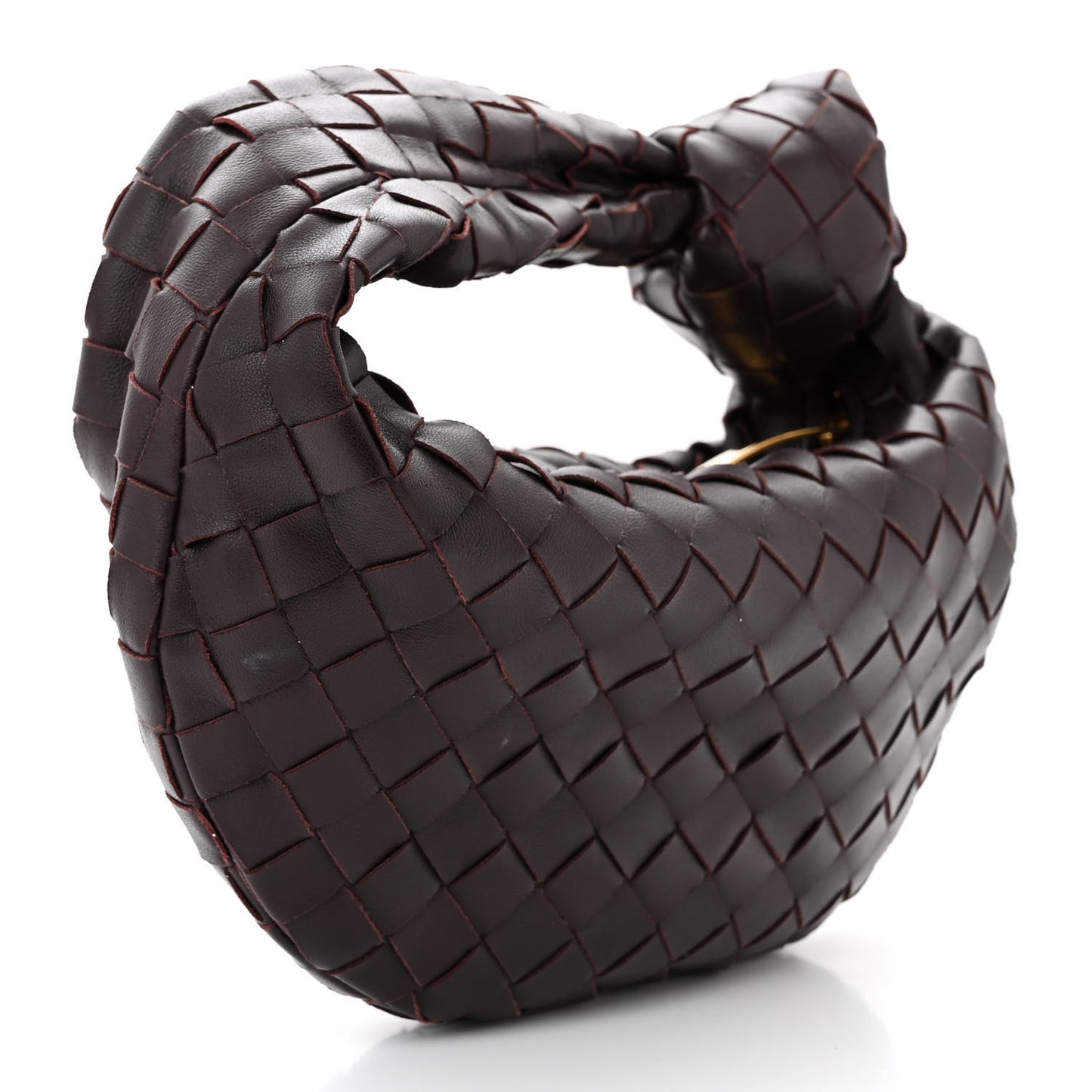 Nappa Intrecciato Mini Jodie Grape