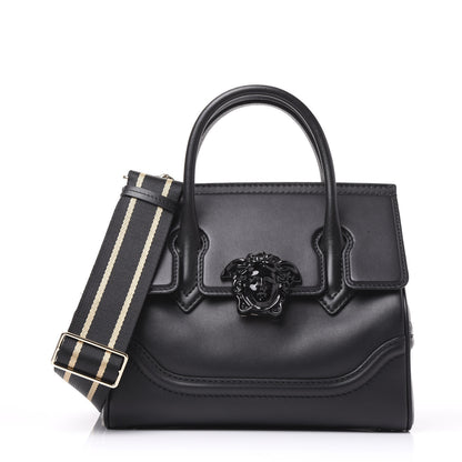 Versace Calfskin Medium Palazzo Empire Bag Black 2 of 10