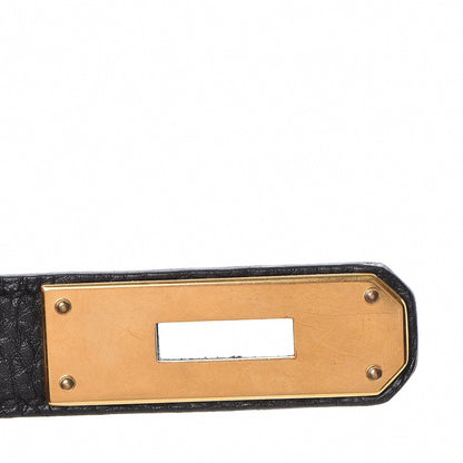 Hermes Taurillon Clemence Kelly Retourne 35 Black 21 of 40
