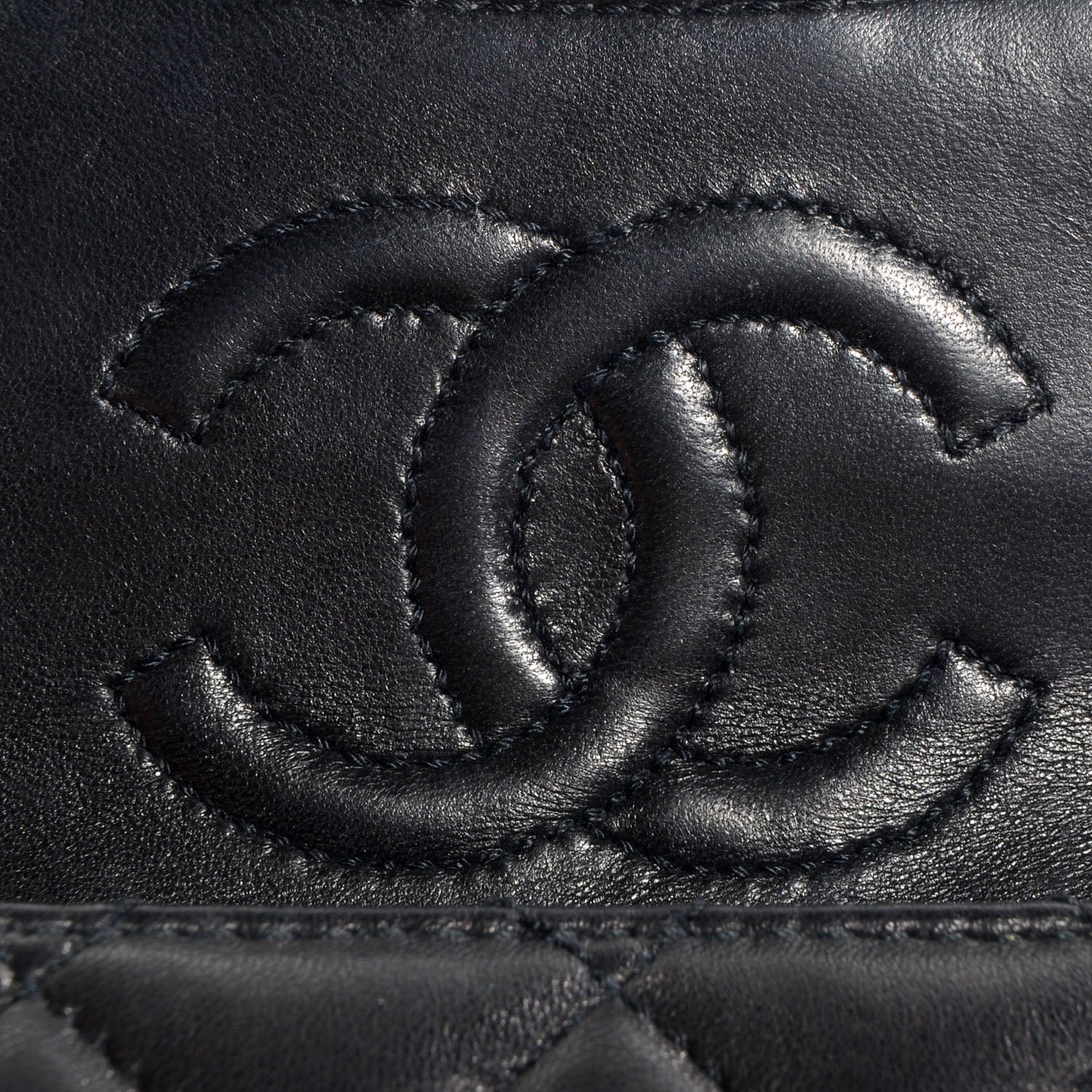 Chanel Lambskin Mini Square Flap Black 6 of 10
