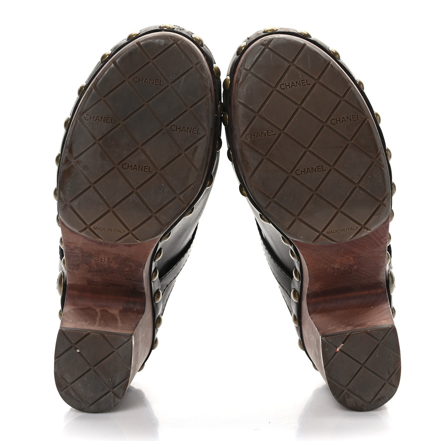 Chanel Calfskin CC Clog 38.5 Brown 5 of 8