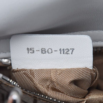 Christian Dior Lambskin Cannage Mini Lady Dior White 8 of 11