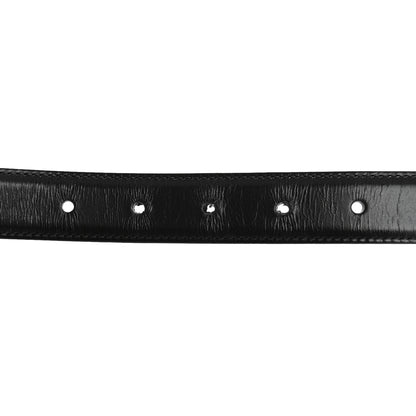 Celine Box Calfskin Teen 13mm Triomphe Belt 75 30 Black 4 of 11