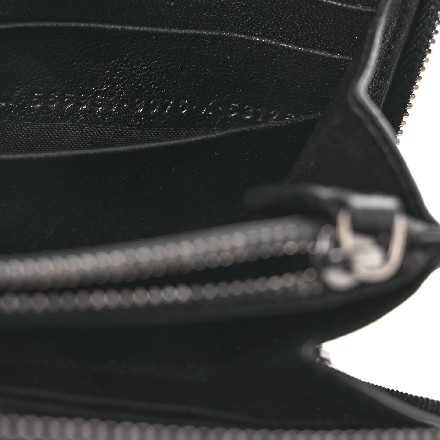 Calfskin New York Skyline Logo Ville Wallet Black