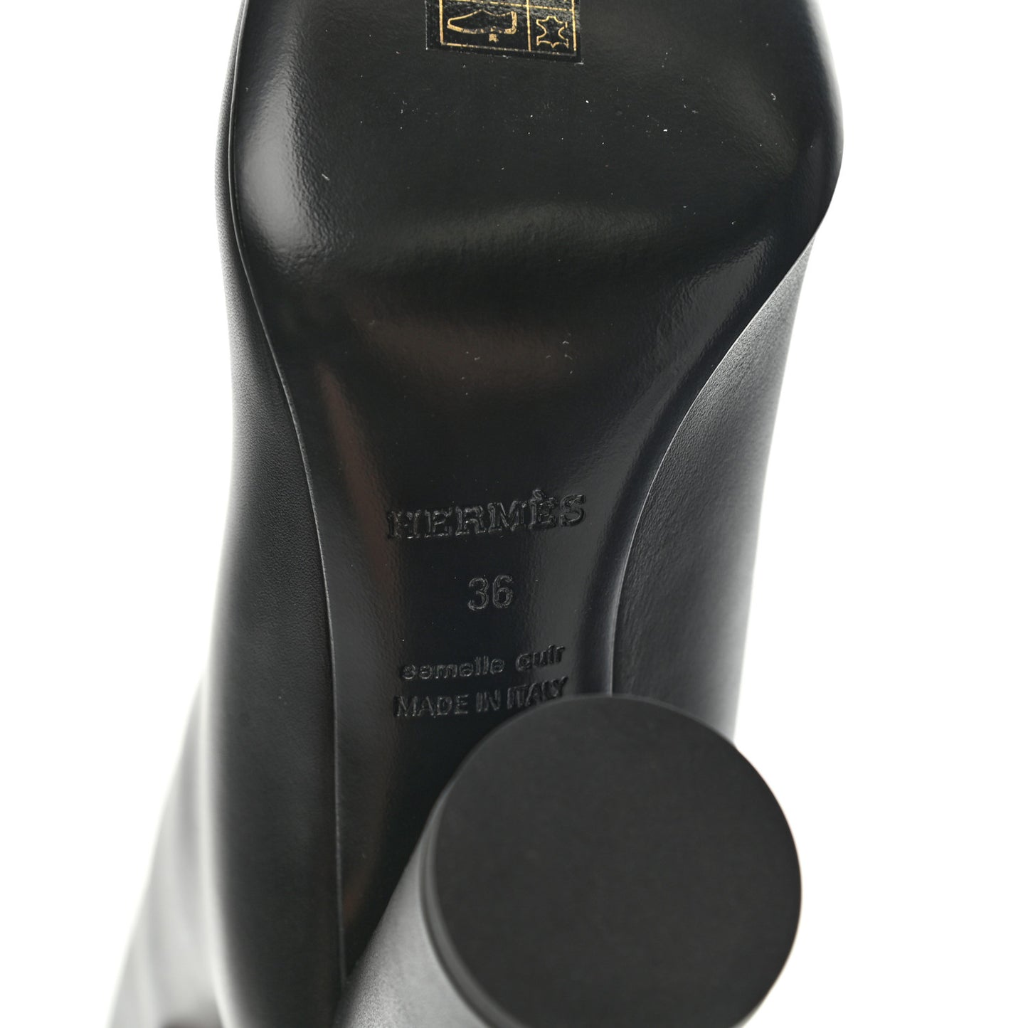 Calfskin Dressage Boots 36 Black