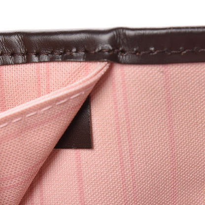 Louis Vuitton Damier Ebene Neo Neverfull MM Rose Ballerine 8 of 17