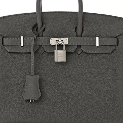 Hermes Togo Birkin 25 Gris Meyer 8 of 11