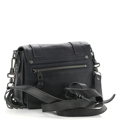Proenza Schouler Lambskin Fringe PS1 Crossbody Pouch Black 3 of 10