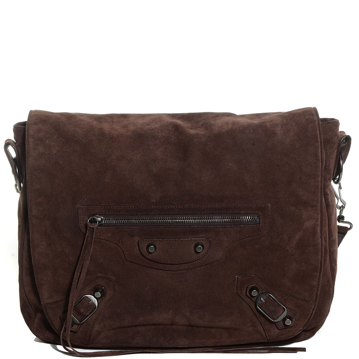 Suede Baby Daim Folk Messenger Brown