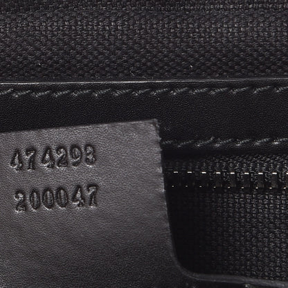 Gucci Soft GG Supreme Monogram Web Belt Bag Black Grey 8 of 8