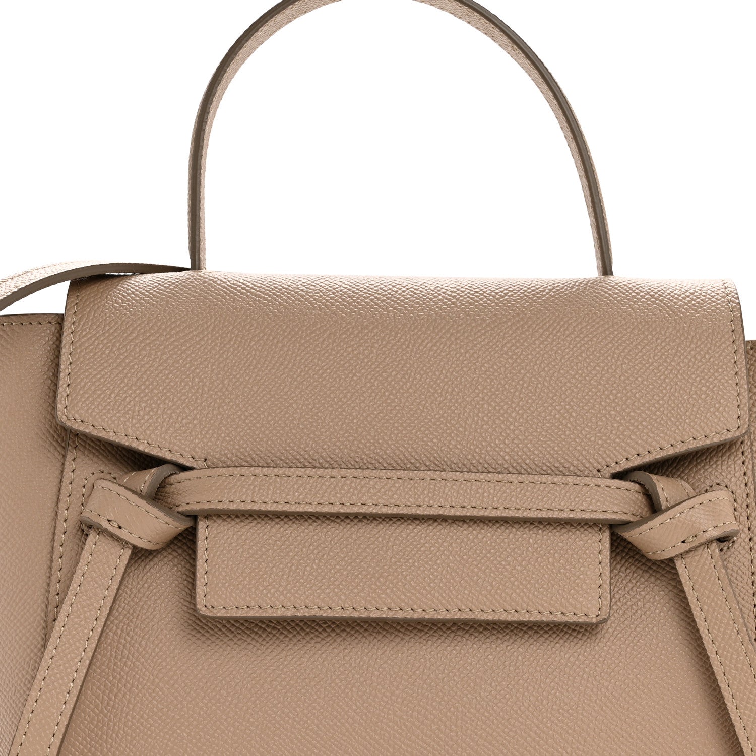 Celine Grained Calfskin Nano Belt Bag Light Taupe 9 of 13