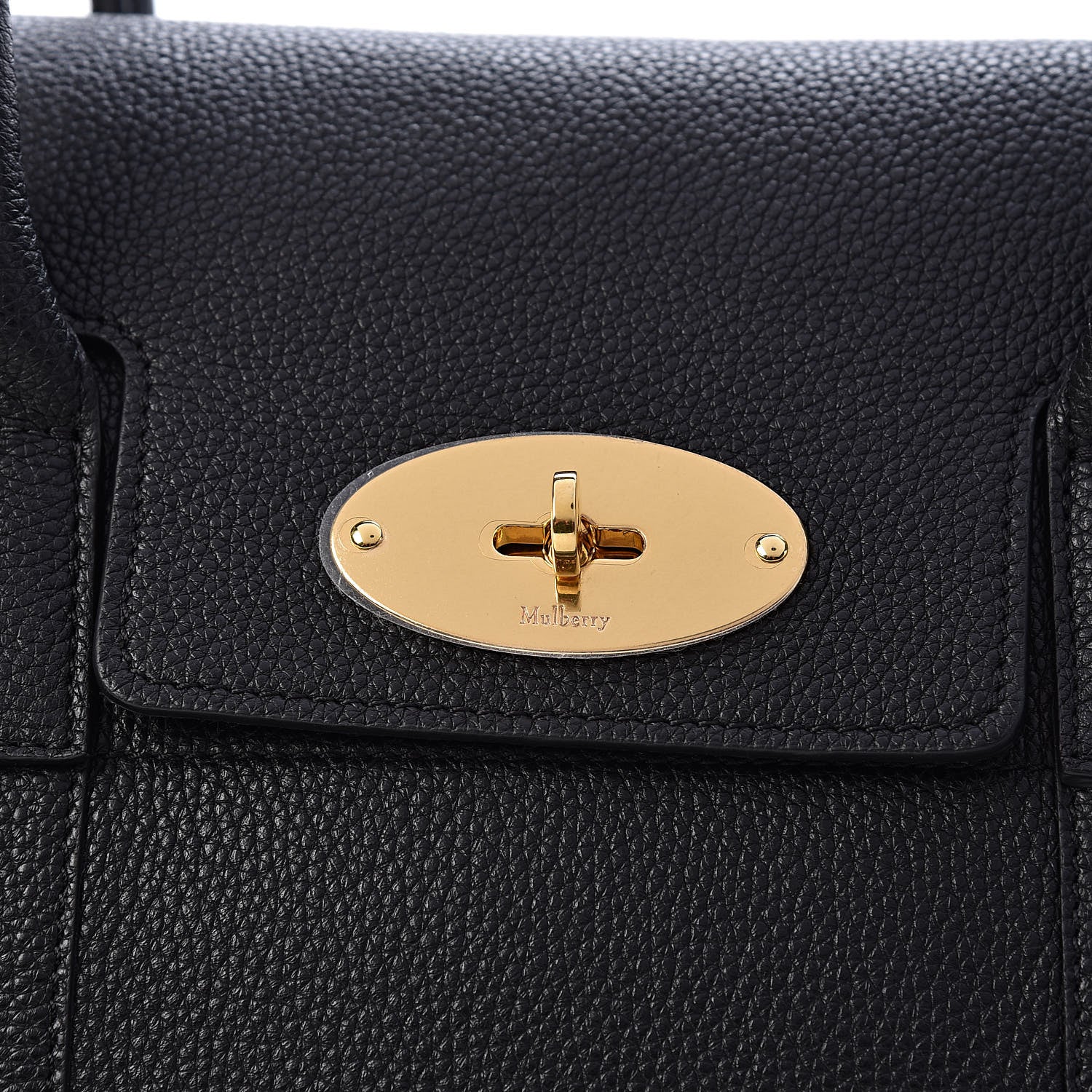 Mulberry Small Classic Grain Bayswater Black 11 of 11