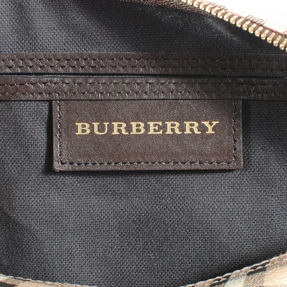 Burberry Haymarket Check Small Chester Bowling Bag Chocolate 6 of 7