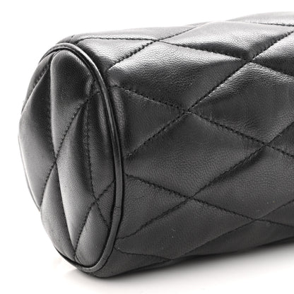Saint Laurent Lambskin Monogram Mini Sade Tube Bag Black 9 of 10